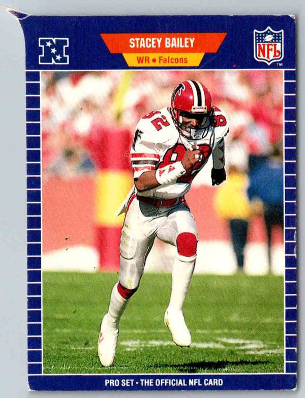 1989 NFL Proset Stacey Bailey #1