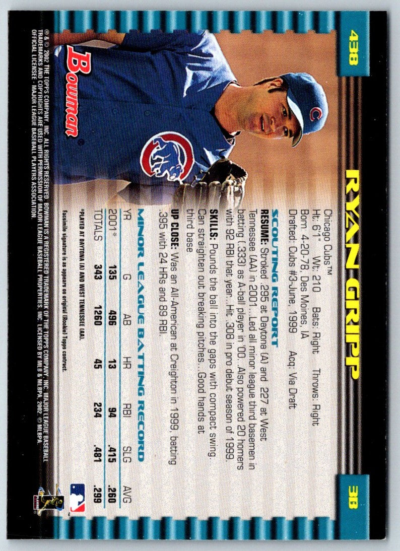 2002 Bowman Ryan Gripp