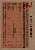 1983 Topps Luis Sanchez #623 NM-MT
