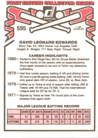 1981 Donruss Dave Edwards #595B