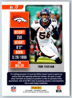 2018 Panini Contenders Von Miller #70