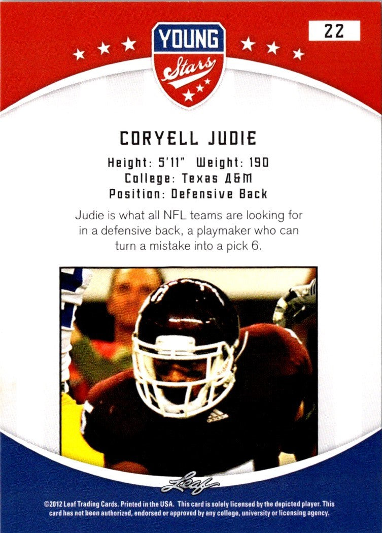 2012 Leaf Young Stars Coryell Judie