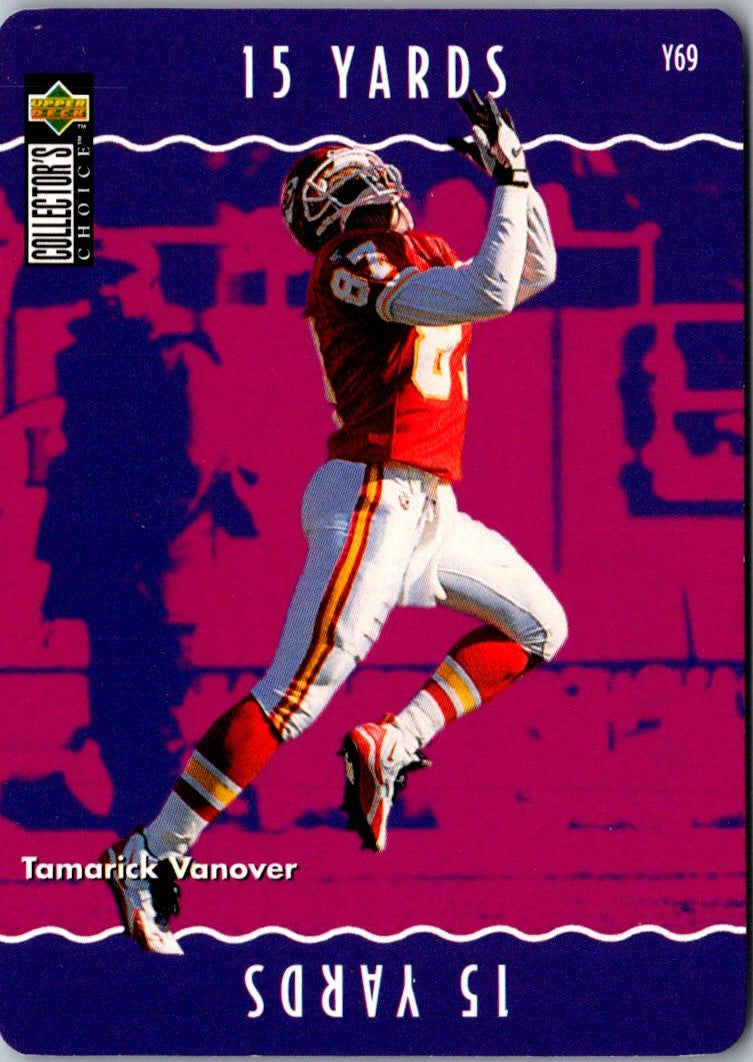 1996 Collector's Choice Update You Make The Play Tamarick Vanover