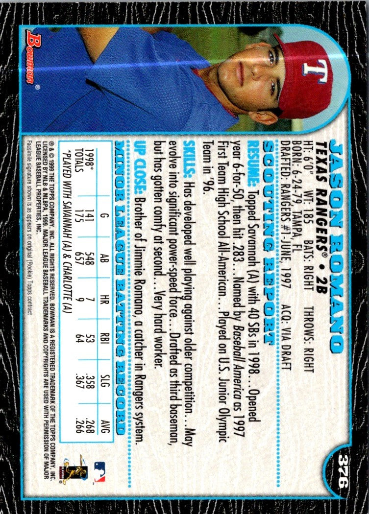 1999 Bowman Jason Romano