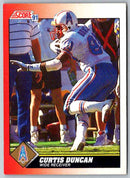 1991 Score Curtis Duncan
