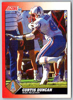 1991 Score Curtis Duncan #188