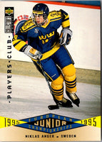 1995 Collector's Choice Player's Club Niklas Anger #344