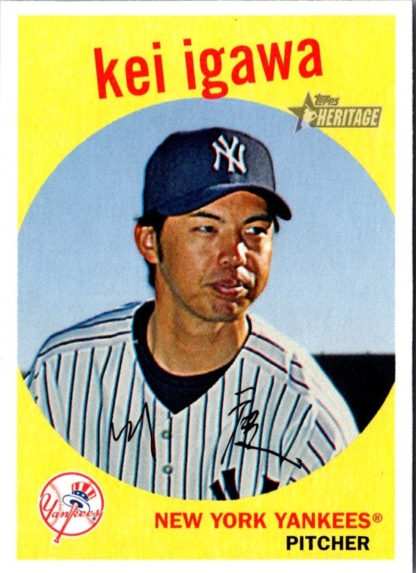 2008 Topps Heritage Kei Igawa #313