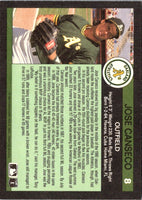 1992 Cartwright's Players' Choice Gold Jose Canseco #1