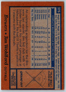 1978 Topps Jim Wohlford