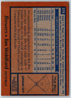 1978 Topps Jim Wohlford #376