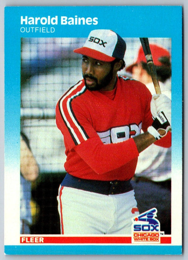 1987 Fleer Harold Baines #485