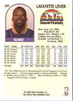 1989 Hoops Lafayette Lever #220