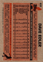 1983 Topps Dave Edler #622 NM-MT