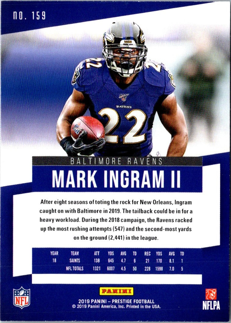 2019 Panini Prestige Mark Ingram II