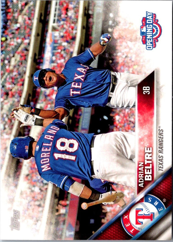 2016 Topps Opening Day Adrian Beltre #OD-144