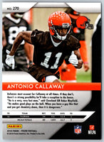 2018 Panini Prizm Antonio Callaway #270 Rookie