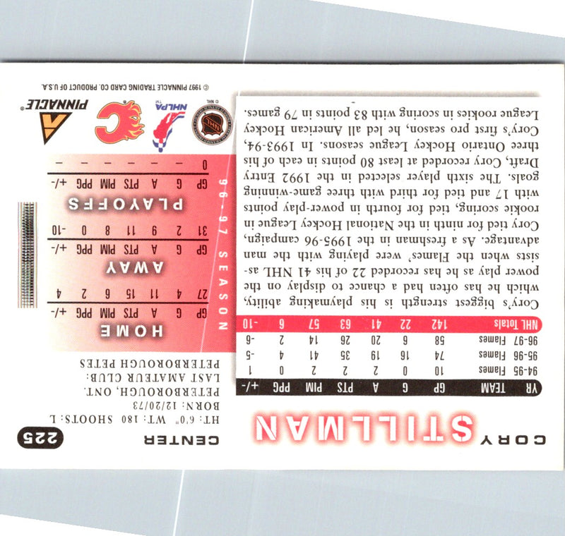 1997 Score Cory Stillman