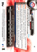 2017 Bowman Yu Darvish