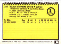 1991 ProCards Hector Colon #3988