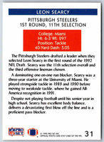 1992 Proset Leon Searcy #31
