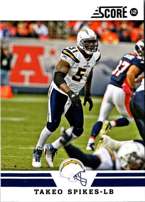 2012 Score Takeo Spikes #232