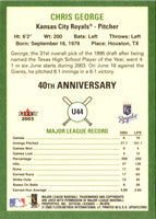 2003 Fleer Tradition Update Chris George #44
