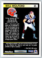 1991 Pinnacle Will Wolford #85