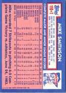 1984 Topps Traded Mike Smithson