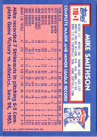 1984 Topps Traded Mike Smithson #110T