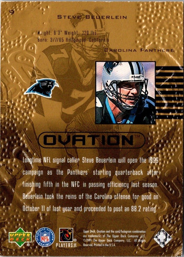 1999 Upper Deck Ovation Steve Beuerlein