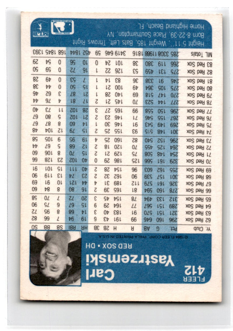 1984 Fleer Carl Yastrzemski