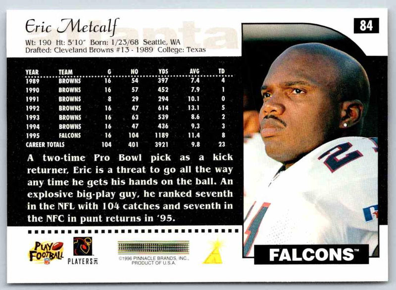 1996 Score Eric Metcalf