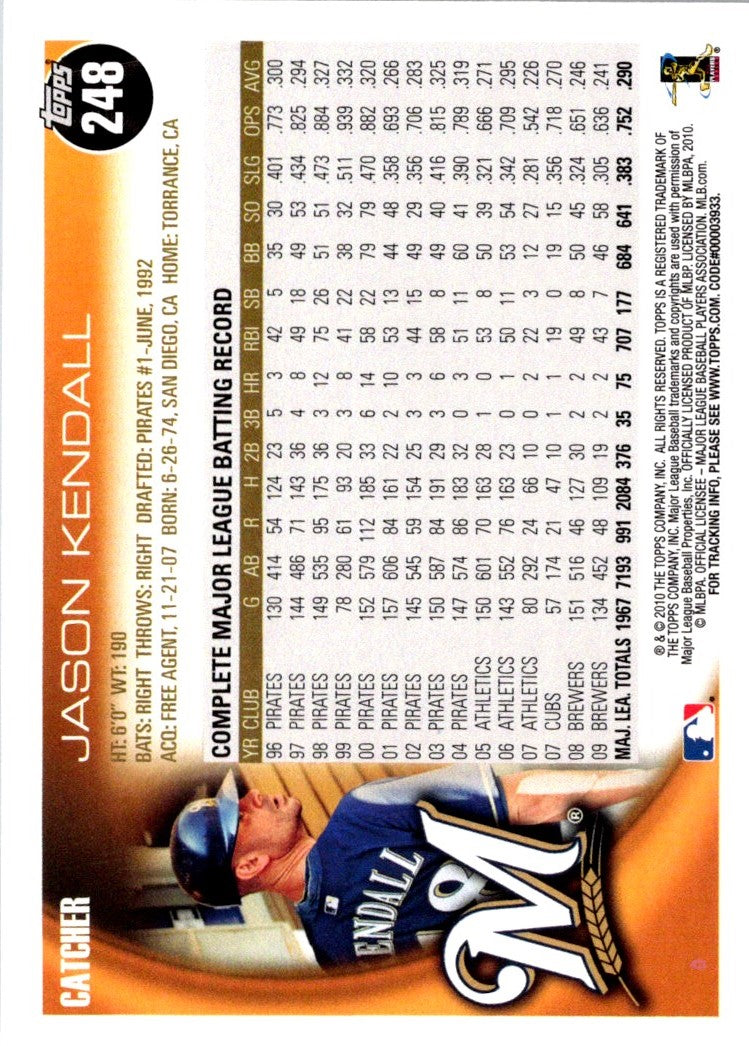 2010 Topps Jason Kendall