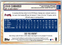 2019 Topps Big League Johan Camargo #258