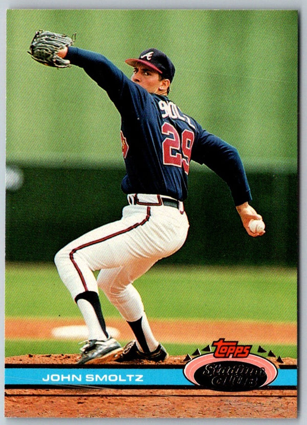 1991 Stadium Club John Smoltz #365