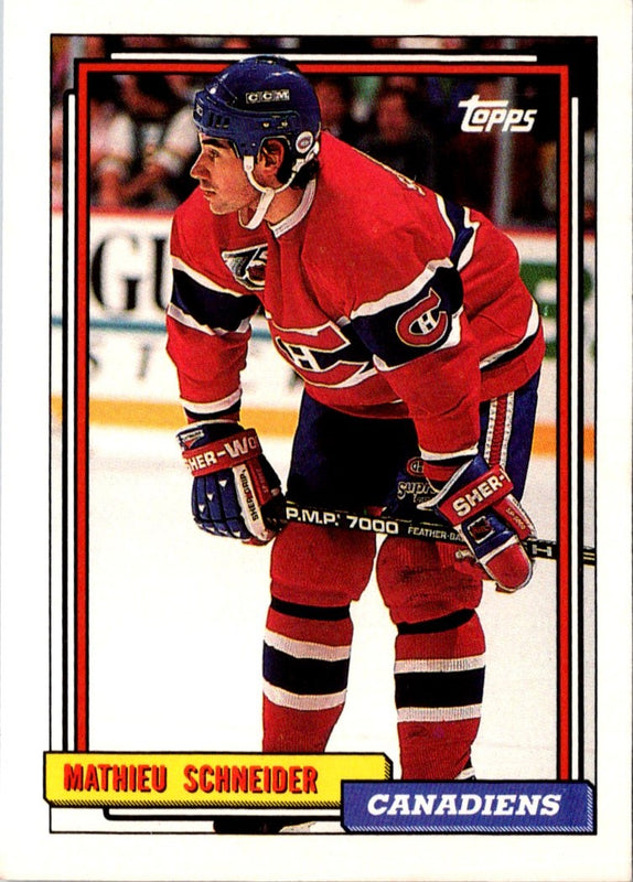 1992 Topps Mathieu Schneider #253