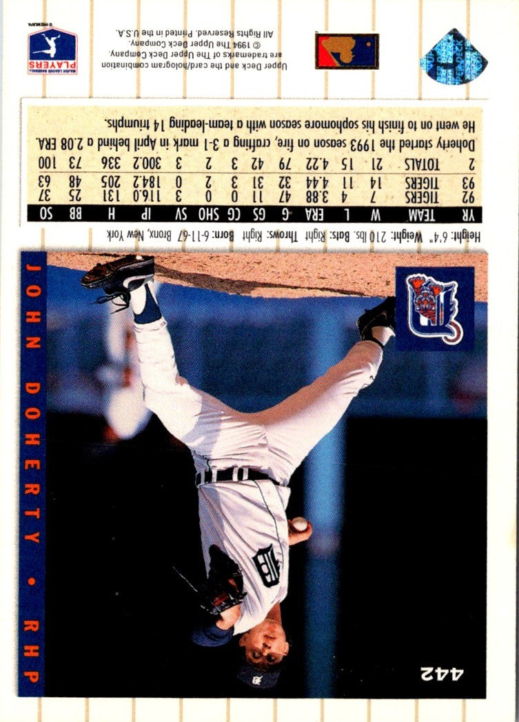 1994 Collector's Choice John Doherty