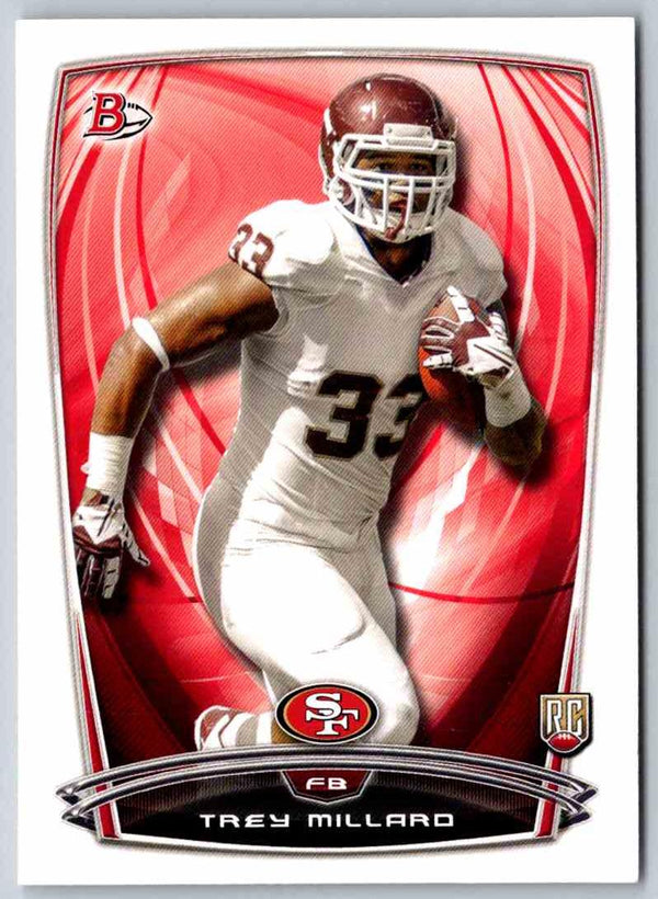 2014 Bowman Football Trey Millard #91