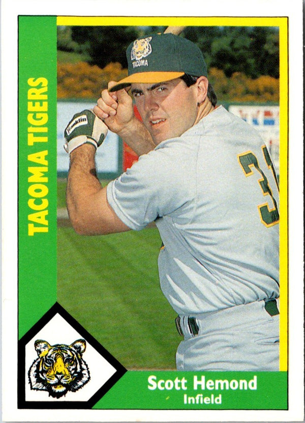 1990 CMC Tacoma Tigers Scott Hemond #16