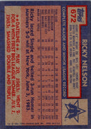 1984 Topps Ricky Nelson