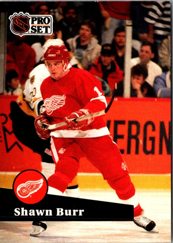 1991 Pro Set Shawn Burr #58