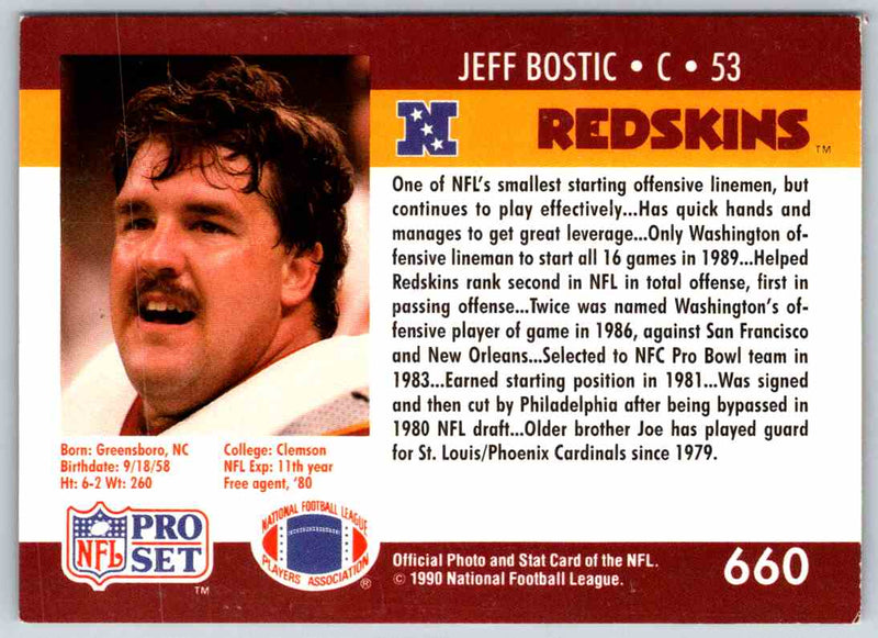 1990 Proset Jeff Bostic