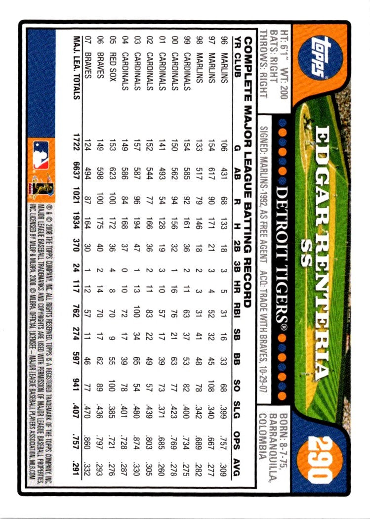 2008 Topps Edgar Renteria