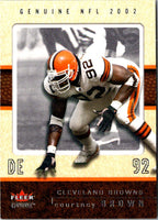 2002 Fleer Genuine Courtney Brown #64