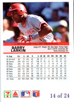 1992 Fleer 7 Eleven/Citgo The Performer Barry Larkin #14