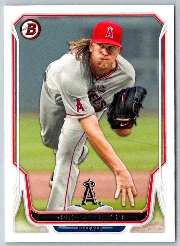 2014 Bowman Jered Weaver #161