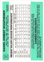 1984 Donruss Dan Schatzeder #132
