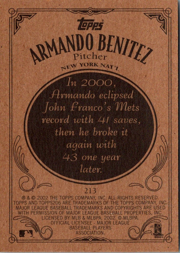 2002 Topps 206 Armando Benitez