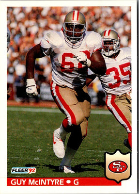 1992 Fleer Guy McIntyre #381